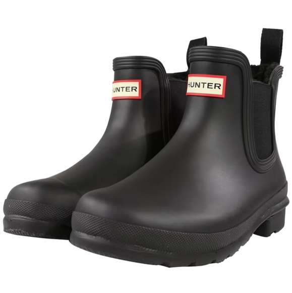 Hunter with original insulated Chelsea boots - Picture 1 of 16
